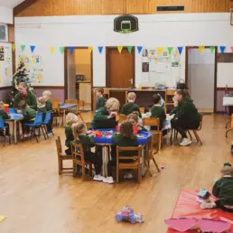 Pre-nursery children enjoying playtime together at the Happy Tots playgroup in Derryvolgie Church hall, Lisburn