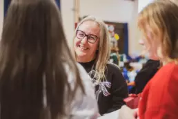 Handmade gemstone necklaces and pendants beautifully displayed at a local jewellery stall