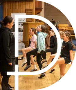 Kids performing Irish Dancing at St Columba's Derrvolgie Community Hall